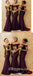 Elegant Soft Satin Off Shoulder V-Neck Sleeveless Mermaid Floor Length Bridesmaid Dressses, BDS0246