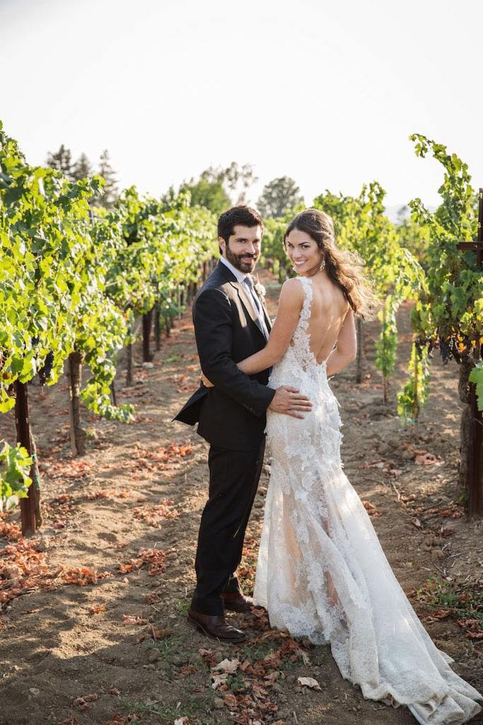 Ivory Lace Appliques Nude Sleeveless Backless Mermaid Wedding Dresses, TYP1413