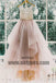 A line Scoop Neckline Organza Wedding Dresses, 2017 Long Custom Wedding Gowns, Affordable Bridal Dresses, TYP0603