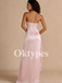 Pink Satin Prom Dress with Corset Bodice and Crystal Straps 2026 Ruffled Cocktail Gowns