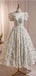 Elegant Appliqued Off Shoulder A-Line Floor-Length Prom Dresses PDS1108