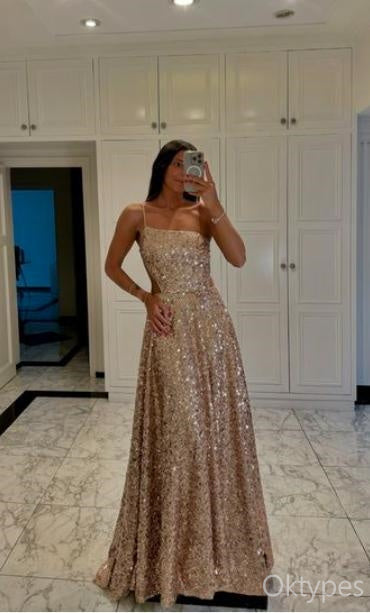 Champagne One Shoulder A-Line Women Floor-Length Prom Dresses PDS1210