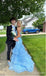 Blue Princess Mermaid Spaghetti Strap Ruffle Women Floor-Length Prom Dresses PDS1218