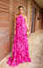 Hlater Alluring Rose Pink Ruffle Floor-Length Women Prom Dresses PDS1234