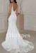 Sleek Satin Bridal Gown Modern Cowl Neck Silhouette with Floral Lace Train