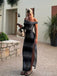 Sexy Women Off Shoulder Side Slit Mermaid Floor-Length Prom Dresses PDS1116