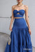 Sexy Sweetheart Two Pieces Sleeveless A-Line Long Prom Dresses, PDS0982