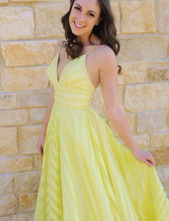 Fashion A Line Spaghetti Straps Red Long Evening Prom Party Dresses, TYP1516