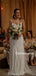 Spaghetti Straps Mermaid Charming Simple Wedding Dresses, WDS0101