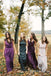 Mismatched Cheap A-Line Sleeveless Chiffon Bridesmaid Dresses, TYP1859