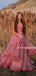 Gorgerous V-neck A-line Tulle Long Prom Dresses Ball Gown, PDS0225