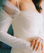 Sexy Off-shoulder Long Cheap Mermaid Long Cheap Wedding Dresses, WDS0009