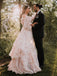 Ball Gown Off-Shoulder Sweep Train A-line Wedding Dresses, TYP1178