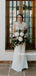 Elegant White Round Neck Short Sleeve Long Outdoor Wedding Dresses, TYP1561