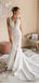 Unique Design V Neck Lace Appliqued Long Cheap Wedding Dresses, WDS0027
