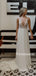 New Arrival V-neck Chiffon Sleeveless Long Wedding Dresses, WDS0079