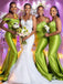 Simple Spaghetti Strap Mermaid Long Cheap Bridesmaid Dresses, BDS0119
