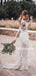 Popular Bateau Long Sleeves Lace Mermaid Long Cheap Wedding Dresses, WDS0041