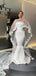 White Straight Mermaid Satin Long Wedding Dresses Online, TYP0980