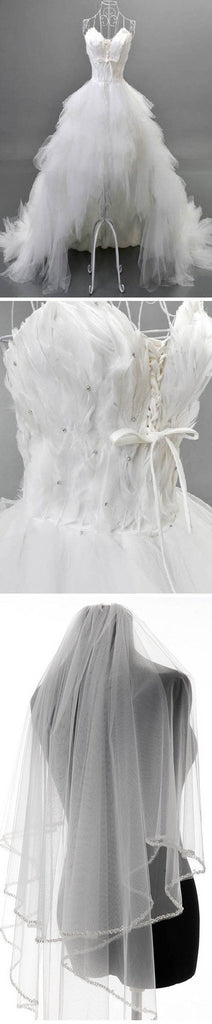 Sheath V-Neck Backless Wraps Lace Wedding Dresses with Split, Wedding Dresses, TYP0707