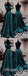 Sexy Dark Green Satin Halter V-Neck Sleeveless Lace Up Back A-Line Long Prom Dresses,PDS0504