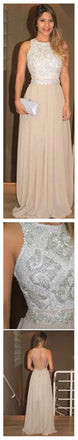 See Through Back Prom Dresses, Cheap Popular Evening Dresses, Long Prom Dress, TYP0039