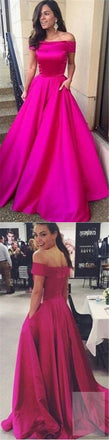 Off Shoulder Prom Dresses, A-line Dresses, Simple Prom Dresses, Cheap Prom Dresses, Party Dresses, Cocktail Prom Dresses, Evening Dresses, Long Prom Dress, Prom Dresses Online, TYP0018