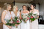 Mismatched Pink Chiffon Long Cheap Charming Wedding Party Birdesmaid Dresses, TYP2075