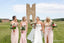 Mismatched Pink Chiffon Long Cheap Charming Wedding Party Birdesmaid Dresses, TYP2075