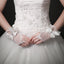 Short Bridal Gloves, White Lace Wedding Gloves, Gloves With Beaded, Lovely Gloves, TYP0565