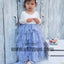 Scoop Long Sleeve Lace Top V-back Tulle Flower Girl Dresses, Popular Little Girl Dresses, TYP0530