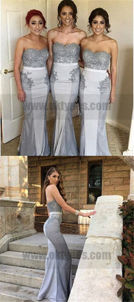Charming Bridesmaid Dress, Mermaid Lace Bridesmaid Dresses, Sexy Wedding Party Gown, TYP0752