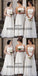 White Long Sweetheart Top Handmade Flower Chiffon Bridesmaid Dresses, TYP0510
