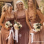 Sexy Straps Chiffon Long Cheap Bridesmaid Dresses With Side Slip, TYP2006