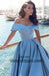 Long Mermaid Prom  Dresses, Off-shoulder Prom Dresses, Front Split Prom Dresses, Charming Prom Dresses, TYP0199