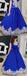 Blue Straps Royal Appliques A-Line Floor-length Flower Girl dresses, TYP1954