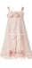 Pink Straps Zipper Up Flower Girl Dresses With Flower Appliques, TYP1152