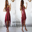 Homecoming Dress, Asymmetrical Lace Short Prom Dress Party Dress, TYP0689