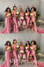 Mismatched Sexy Soft Satin Sleeveless Floor Length Bridesmaid Dressses, BDS0231