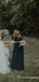 Elegant Scoop Neckline Short Sleeves A-line V-back Long Cheap Chiffon Bridesmaid Dresses, TYP2078