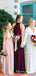 Mismatched Charming Cute  Chiffon Long Cheap Wedding Party Bridesmaid Dresses, TYP2047
