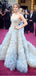 Charming Custom Grey Sweetheart Ball Gown Tulle Prom Dresses  Online, TYP1421