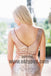 Newest Sequin V-neck Zipper bridesmaid Dresses, Lovely Bridesmaid Dresses, TYP0406