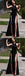 Black Long Prom Dresses, Sexy Deep V-neck Prom Dresses, Side Split Simple Prom Dresses, Criss-Cross Prom Dresses, TYP0192