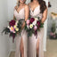Spaghetti Strap Simple Bridesmaid Dresses Plus Size Bridesmaid Dresses, TYP1235