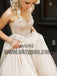 Wedding Dresses, Sweetheart Blush Bowknot Tulle with Lace Wedding Dresses, TYP0681
