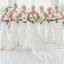 Mermaid Deep V-Neck Long Cheap White Satin Sleeveless Bridesmaid Dresses Online, TYP1012